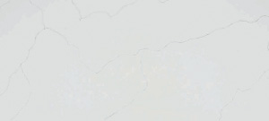 Refined Bianco Venatino quartz countertops in Bangalore with beautiful veining.